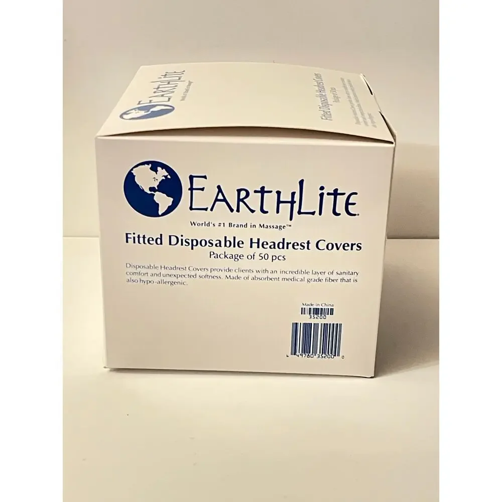 Headrest Cover Tissue / Poly White Disposable 50/Bx